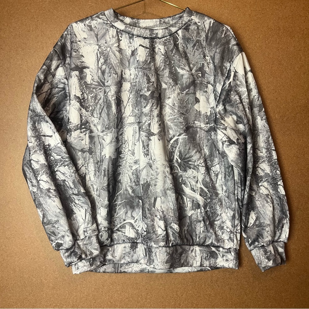 Men's Camouflage Crewneck Sweater